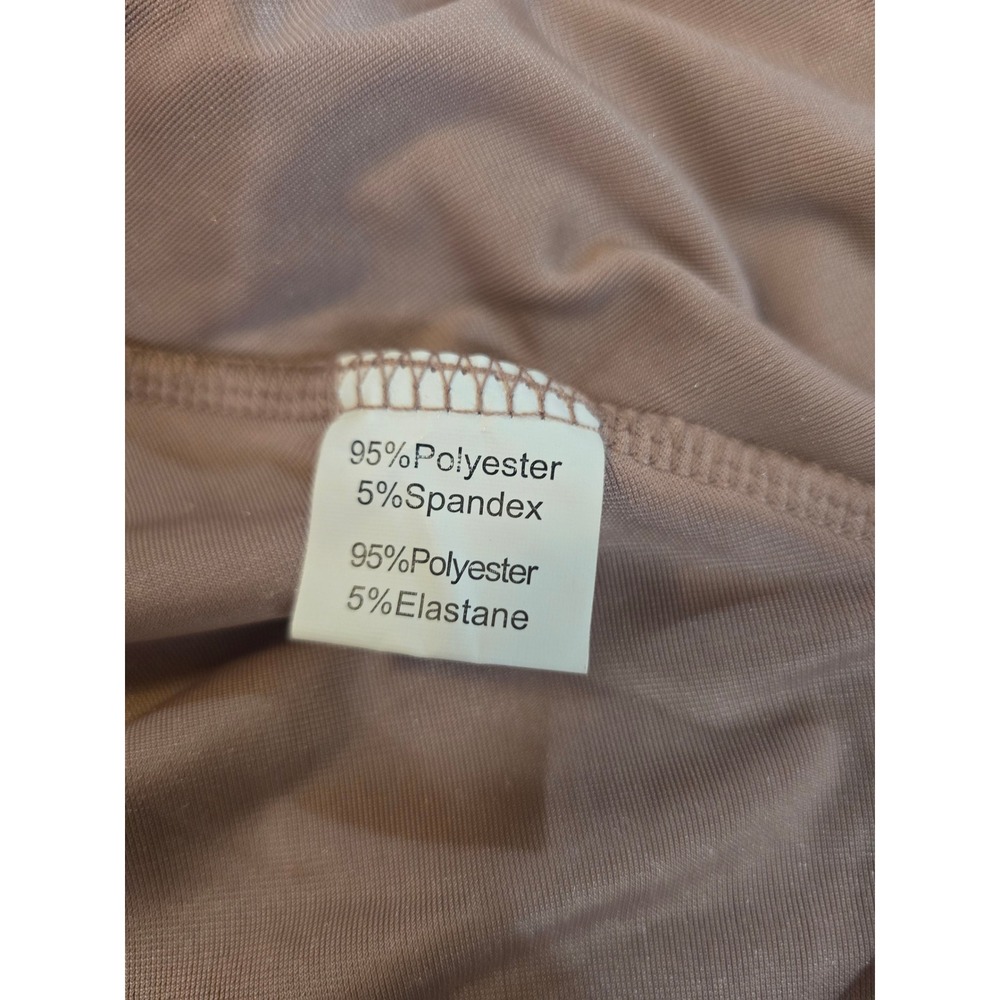 NWT Grace Karin Velvet Midi Dress XL Dusty Rose Wedding Guest Cocktail Dress - Picture 7 of 8